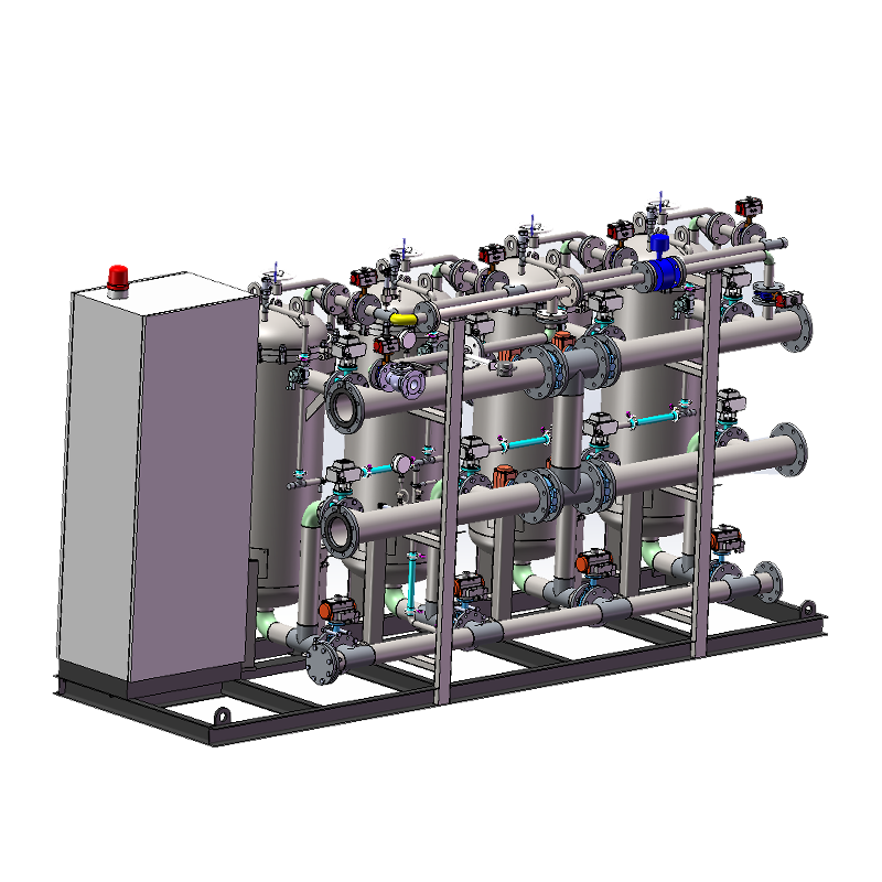 Raw uranium liquid filtration