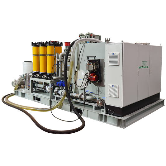 High precision gearbox flushing device