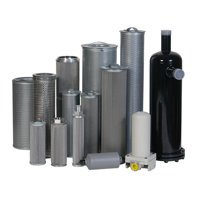 Refrigeration compressor oil and gas separation filter